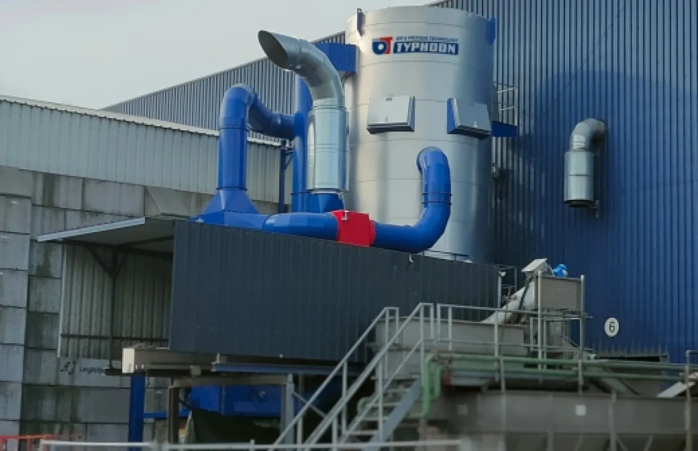 Ontstoffing shredders en hamermolens