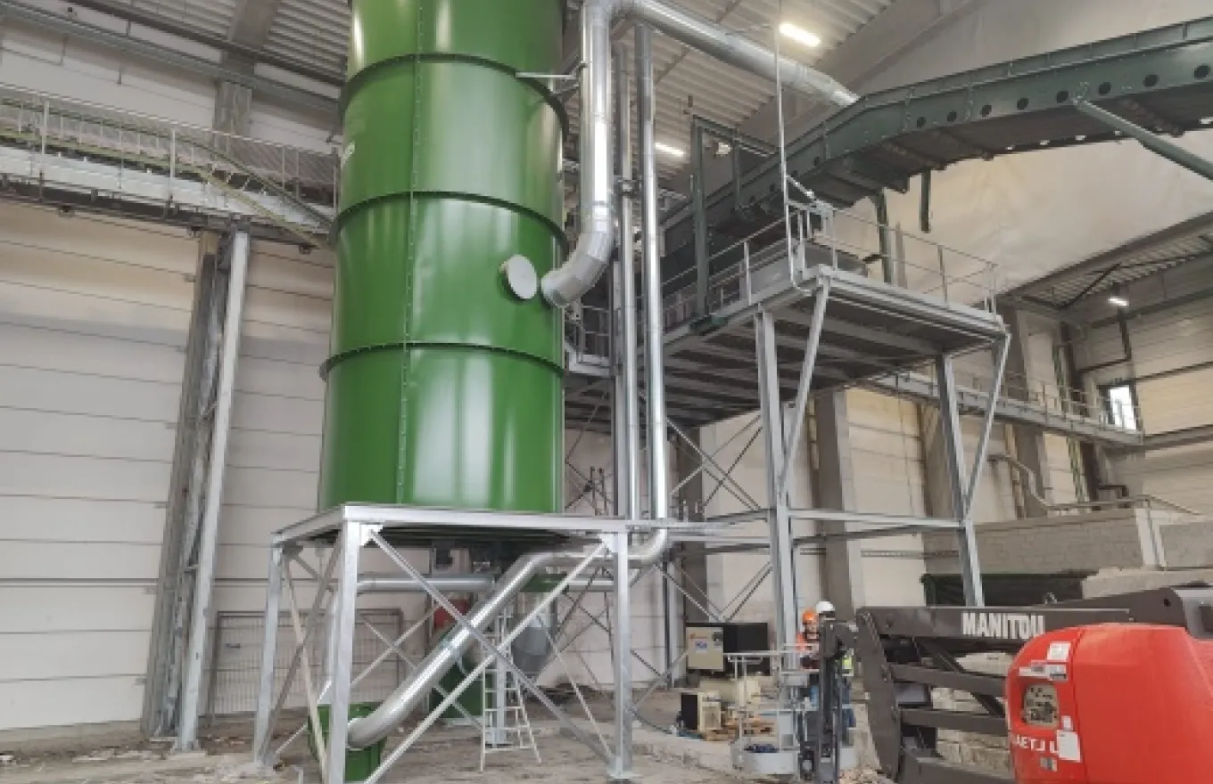 Ontstoffing shredders en transportbanden