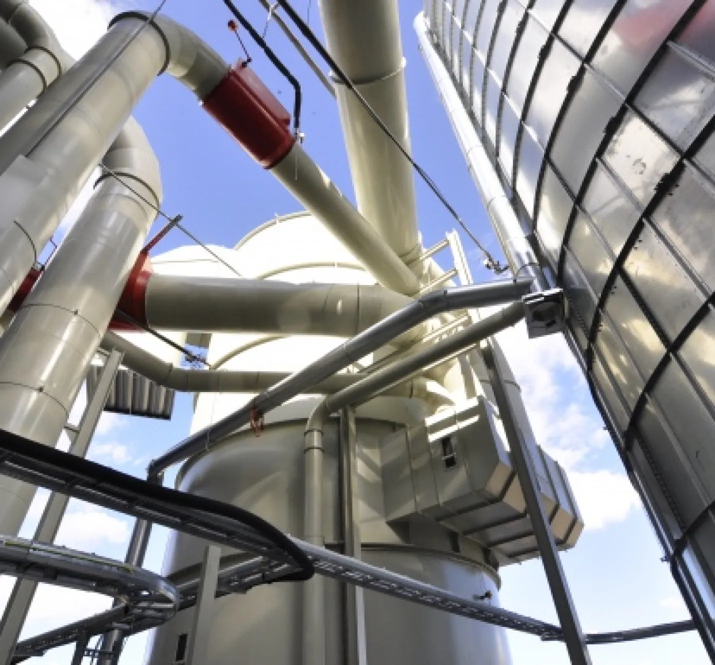Stofafzuiging isolatiepanelenproductie